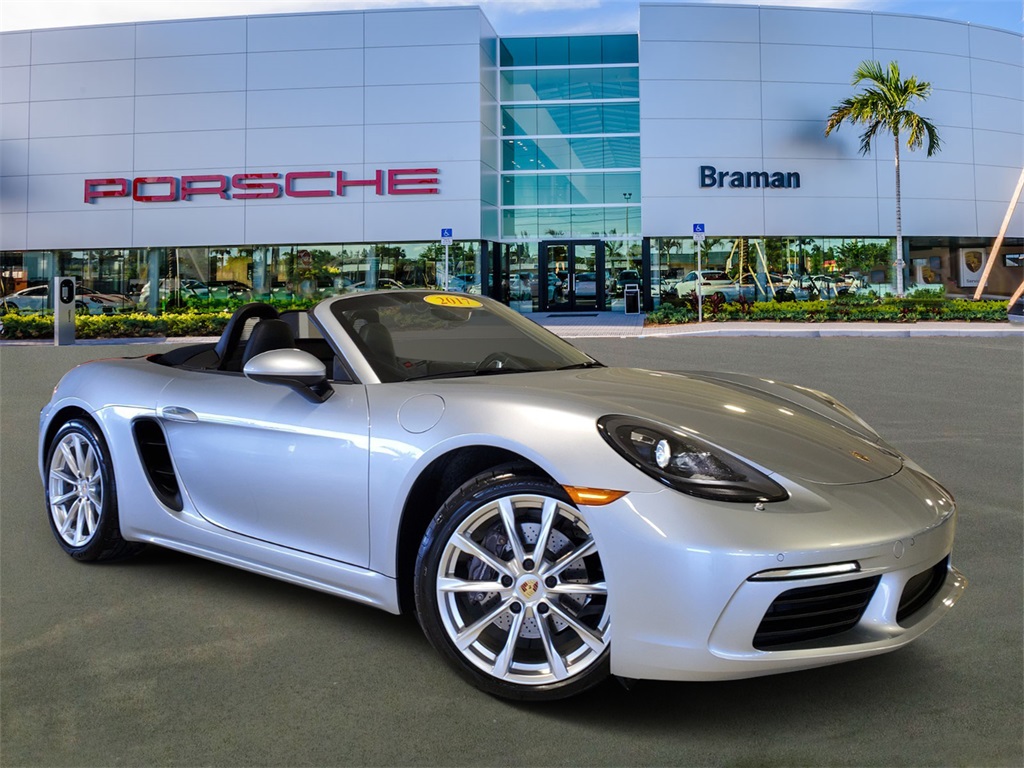 Certified Pre Owned 2017 Porsche 718 Boxster Base