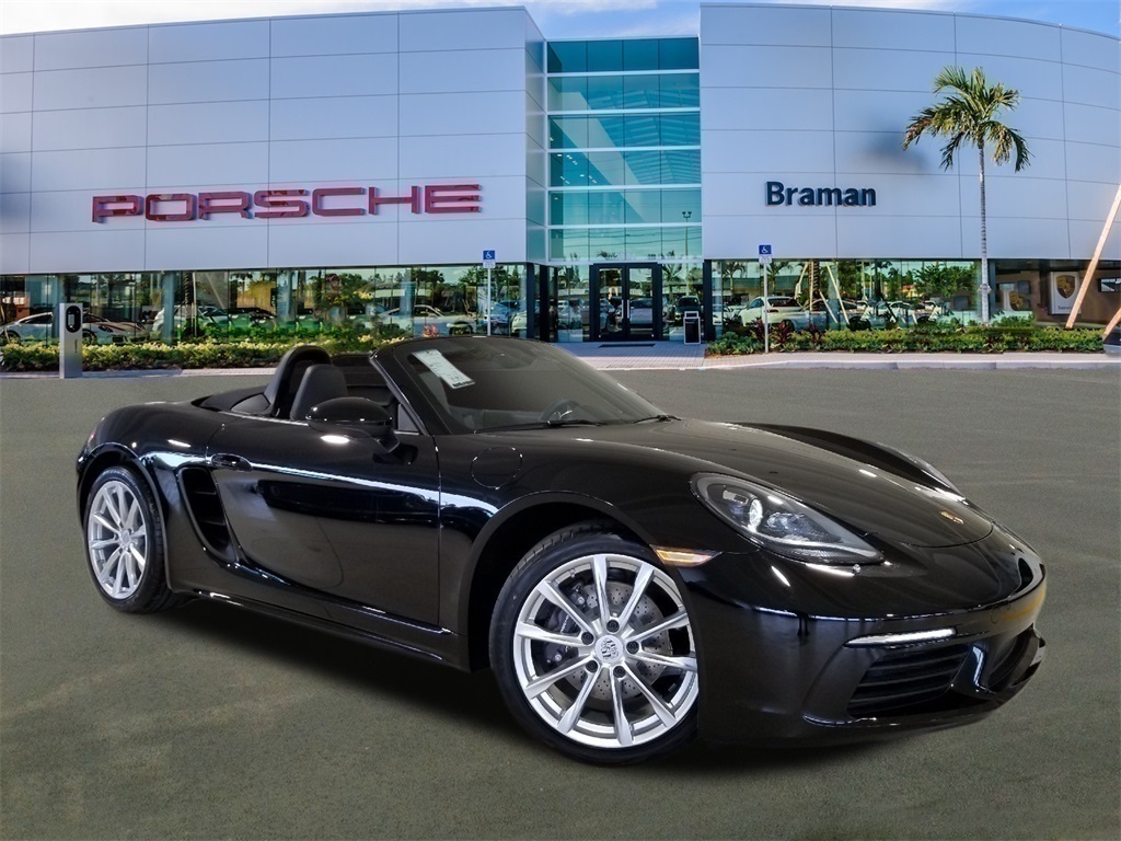 New 2019 Porsche 718 Boxster Base 2D Convertible Black In West Palm ...